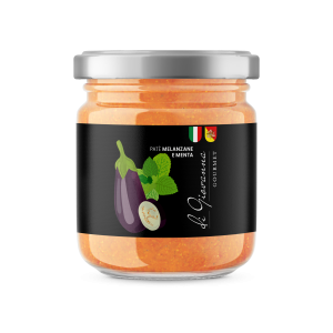 Patè aus Auberginen und Minze